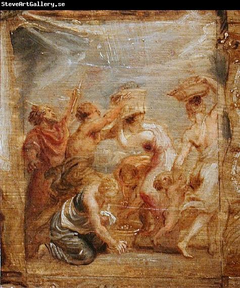 Peter Paul Rubens The Israelites Gathering Manna